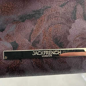 JACKFRENCH London/ Leather/ Cosmetic/ Travel/ Roses with metallic bronzed detail